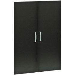 M Medium High Door in Black from the Black and White Office Collection