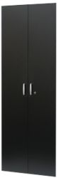 P Tall Doors in Black from the Black and White Office Collection