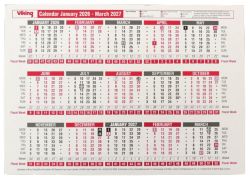 niceday A4 15 Month Desk Calendar 2012 13