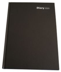 Niceday Standard Diaries A4 2 Days a Page Black