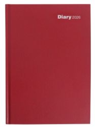 Niceday Standard 2013 Diary A4 Week to View Burgundy 