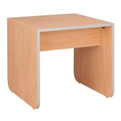 Return end laptop desk STRIPE Applewood 