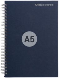 Office Depot A5 Ruled Wirebound Manuscript Book