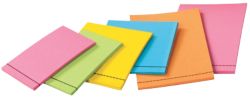 Post It Super Sticky Label Pads 3 Sizes In Assorted Neon Colours