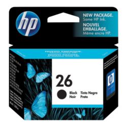 Original HP 26 Black Printer Ink Cartridge 51626A