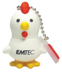 Emtec Animal Series M320 Chicken Flash Drive USB 20 4GB