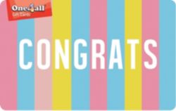 Congratulations Gift Card pound15