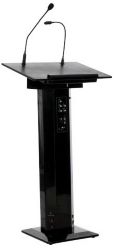 Lectern with audio and microphone 