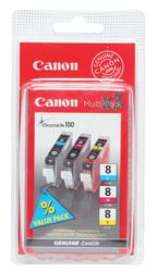 Canon CLI 8 Colour Inkjet Cartridge Multipack