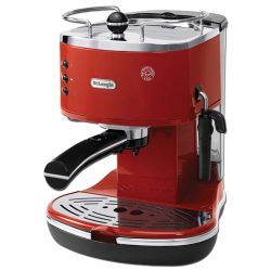 DeLonghi Icona Pump Espresso and Cappuccino Maker Scarlet Red