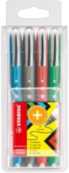 Stabilo Worker Colorful Rollerball Pen Black Pack of 10