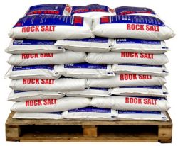 Standard Brown Rock Salt 1040 x 25KG bags 