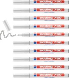 Edding Paint Marker In White Pack of 10