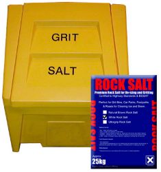 400 Litre Bin with 20 Bags of White Salt