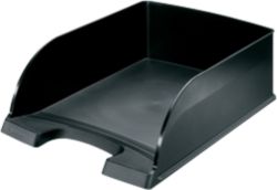 Leitz Plus Jumbo Letter Tray Black