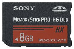 Sony 8GB Memory Stick Pro