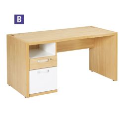Home Collection Desk with Pedestal H750 x W1430 x D710mm 