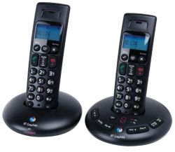 BT Graphite 2500 Twin DECT Digital Cordless Telephone with Answer Machine Black