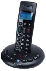BT Graphite 2500 Single DECT Digital Cordless Telephone with Answer Machine Black