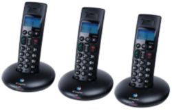 BT Graphite 2100 Trio DECT Digital Cordless Telephone Black