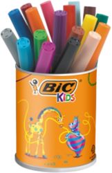 Bic Kids Visa XL Jumbo Felt Tip Pens Assorted Pack of 18