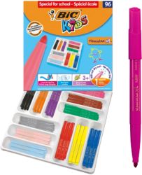 Bic Visacolour XL Colouring Felt Pens Class Pack of 96