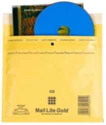 Sealed Air MailLite CD Mailer 10 pk Gold