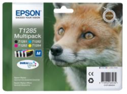 Epson T1285 Black Colour Ink Multipack