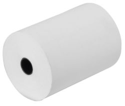 Machine Rolls Single Ply W80xD64xCore12mm Length 50m White Pack of 5