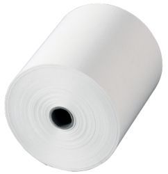 Machine Rolls Single Ply W80xD80xCore12mm Length 50m White Pack of 5