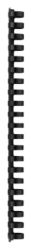 GBC Combbind Textured Binding Combs 19mm 165 Sheet Capacity 100 Per Pack Black