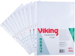 Office Depot A4 Oxo Biodegradable Punched Pockets White  Portrait Top Opening Pack of 50
