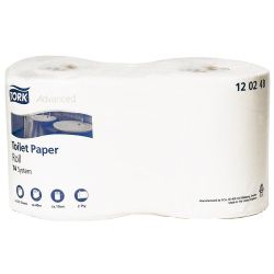 Tork Advanced Toilet Rolls White 360 sheets Pack of 36 