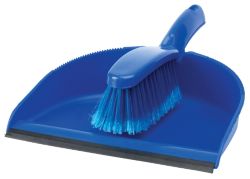 Dustpan and Soft Brush Set Blue