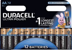 Duracell Ultra Power MX1500 Alkaline AA Batteries Pack of 12 