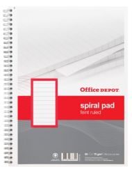 Office Depot A4 70gsm 80 Sheet Ruled A4 Twinwire Notebook 5 pk