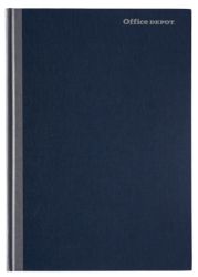 Office Depot A4 Feint Ruled A Z Casebound Manuscript Book