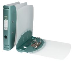 Hermes Polypropylene Mini Lever Arch Files A4 Metallic Green