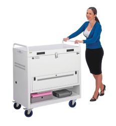 Bretford Advanced TopLoader 16 Bay Netbook Storage Recharge and Update Unit Trolley with Electronic Power Management System 