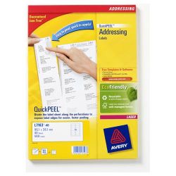 Avery Quickpeel Laser BlockOut Addressing Labels L7167 250 