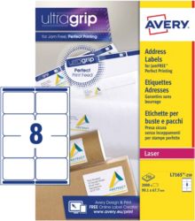 Avery Quickpeel BlockOut Laser Addressing Labels L7165 250 