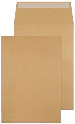 Viking Plain C4 Gusset Peal and Seal Manilla Envelopes 120gsm 10 pk