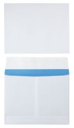 Enduro Tear Resistant 229 x 324 x 25 Pocket Gusset Peel Seal Envelopes White 20 bx
