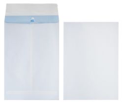 Enduro Tear Resistant 350 x 250 x 25 Pocket Gusset Peel Seal Envelopes White 20 bx