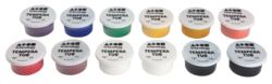 Tempera Tubs 12x70ml Assorted Colours