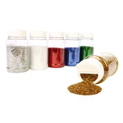 Glitter 6 x 500ml Assorted Colours