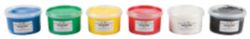 Brianclegg Finger Paints White Black Purple Yellow Green and Red 6 x 500ml