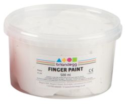 Brianclegg Finger Paints White 500ml