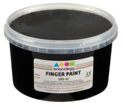 Brianclegg Finger Paints Black 500ml