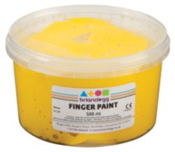 Brianclegg Finger Paints Yellow 500ml